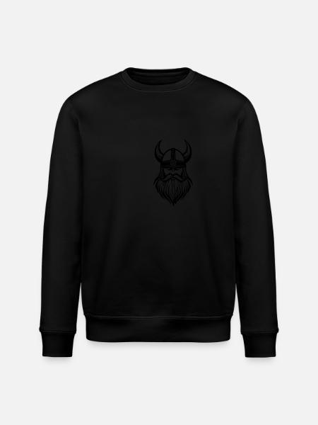 Viking Warrior - Stanley/Stella ROLLER Unisex Organic Sweatshirt - black