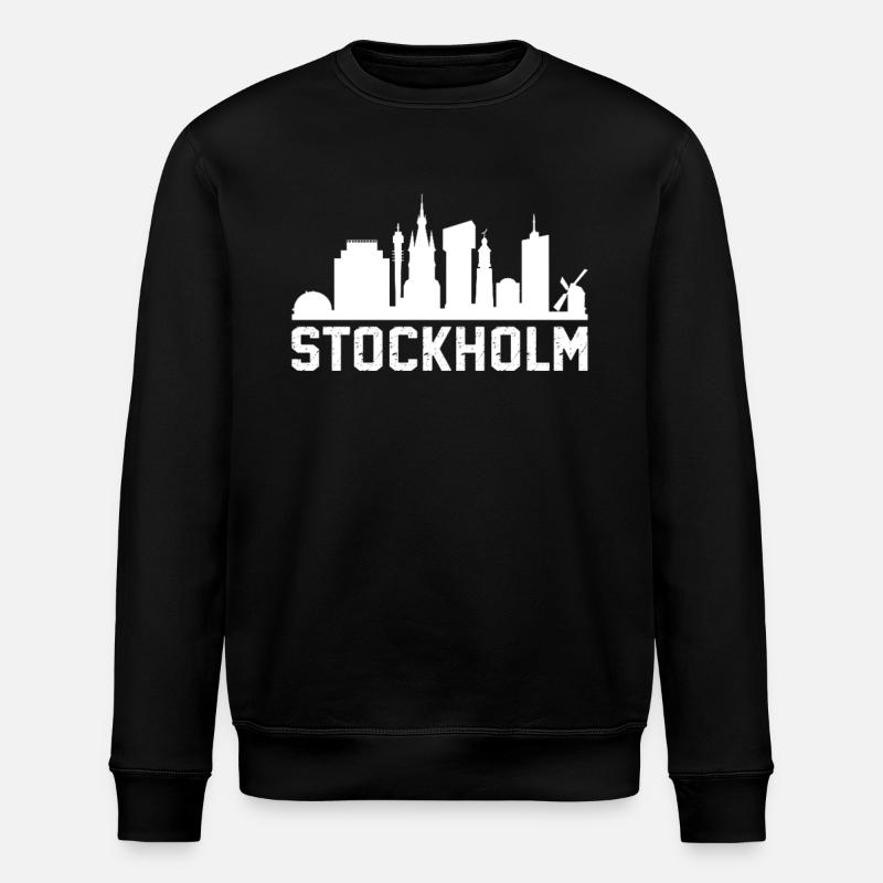 Horizon de Stockholm - Sweat bio ROLLER Stanley/Stella Unisexe - noir