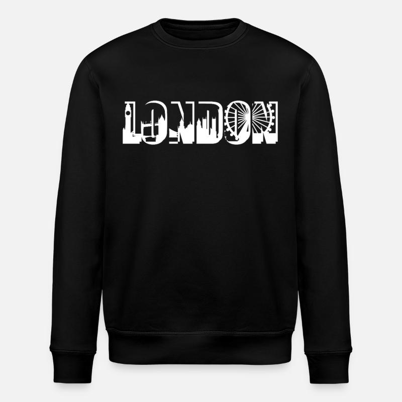Londres - Sweat bio ROLLER Stanley/Stella Unisexe - noir