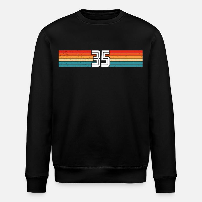 35 ans rétro 35e anniversaire - Sweat bio ROLLER Stanley/Stella Unisexe - noir