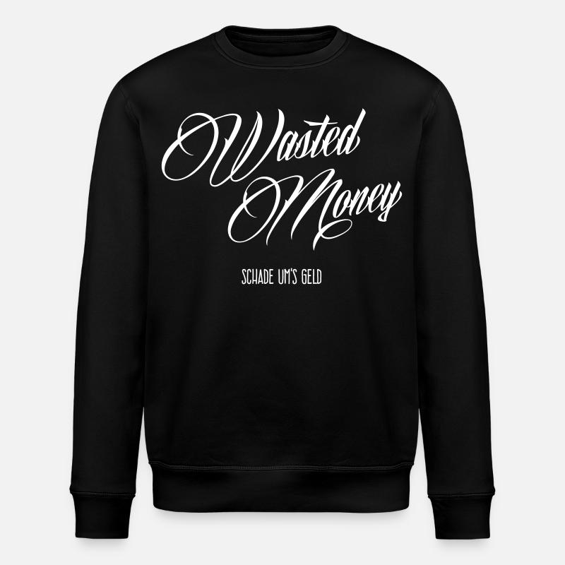 Geldverschwendung - Stanley/Stella Unisex Bio-Sweatshirt ROLLER - Schwarz