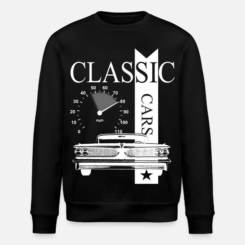 Voitures classiques automobiles - Sweat bio ROLLER Stanley/Stella Unisexe - noir