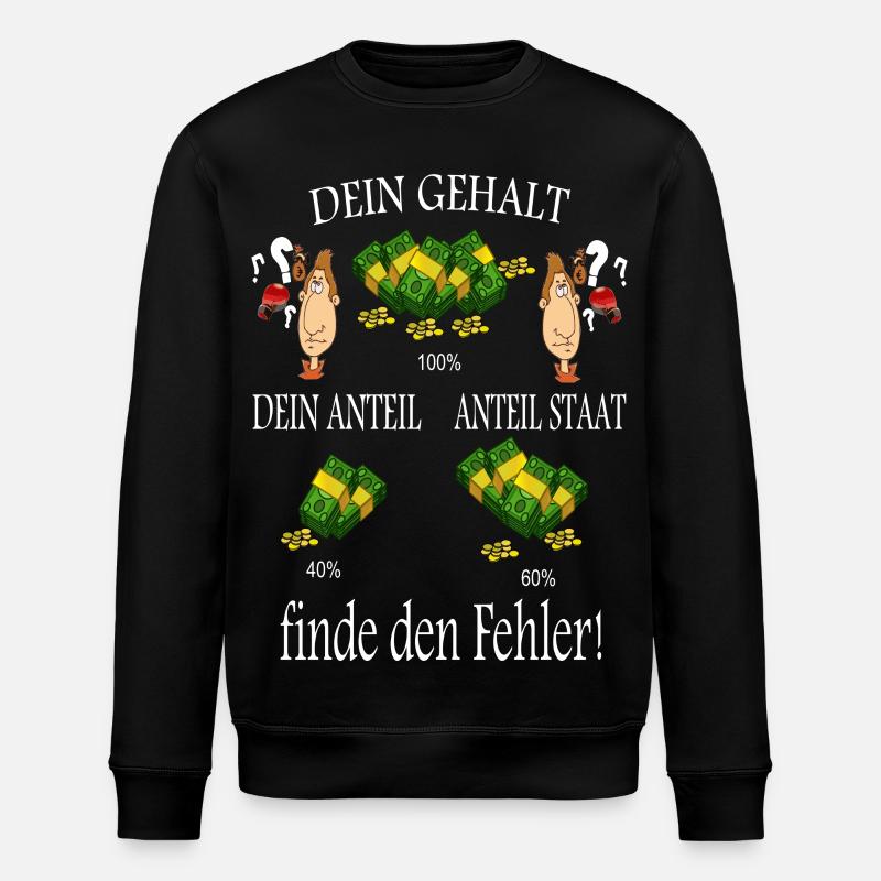 Finde den Fehler ! - Stanley/Stella Unisex Bio-Sweatshirt ROLLER - Schwarz