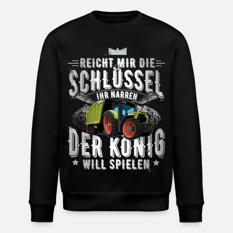 Landwirt - Stanley/Stella Unisex Bio-Sweatshirt ROLLER - Schwarz