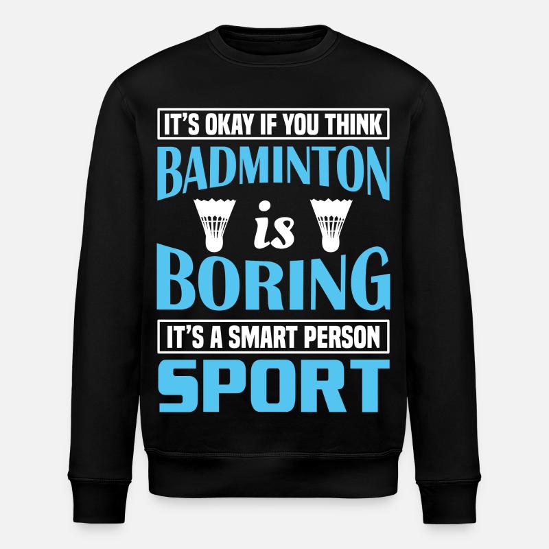 Badminton - Stanley/Stella Unisex Bio-Sweatshirt ROLLER - Schwarz