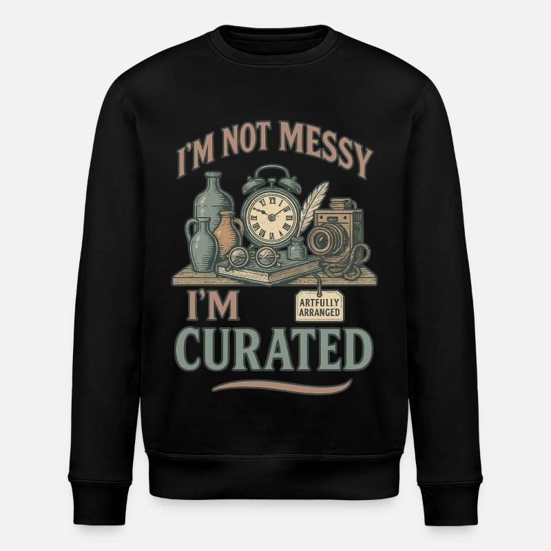 Collectionneur d’antiquités Messy Curated - Sweat bio ROLLER Stanley/Stella Unisexe - noir