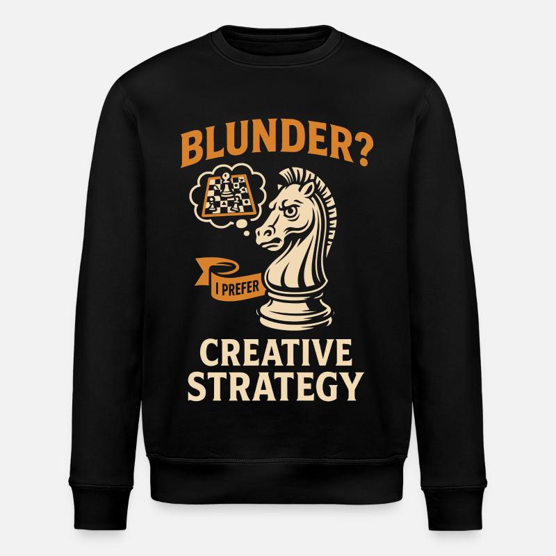 Carver? I prefer creativity - Stanley/Stella ROLLER Unisex Organic Sweatshirt - black