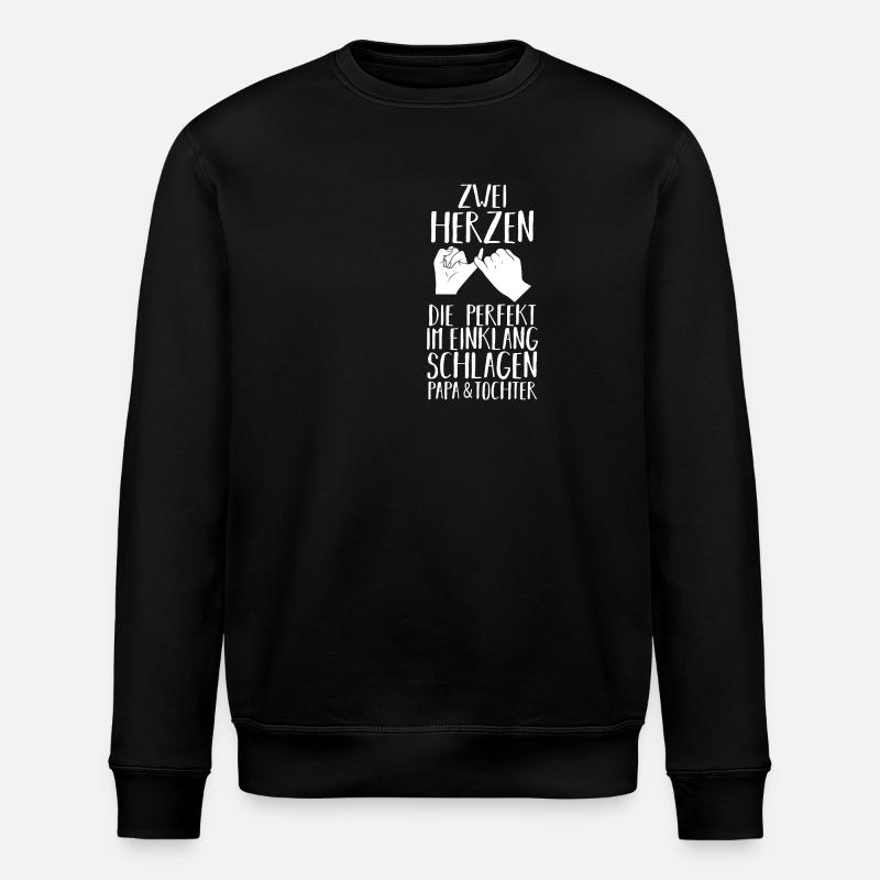 Papa et fille - Sweat bio ROLLER Stanley/Stella Unisexe - noir
