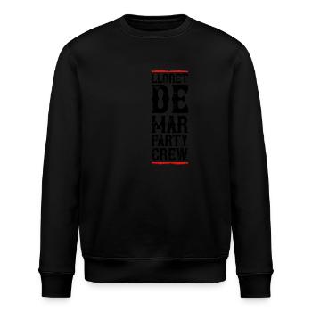 Lloret De Mar Party Crew - Stanley/Stella Unisex Bio-Sweatshirt ROLLER - Schwarz - Vorne - Nik (191cm)