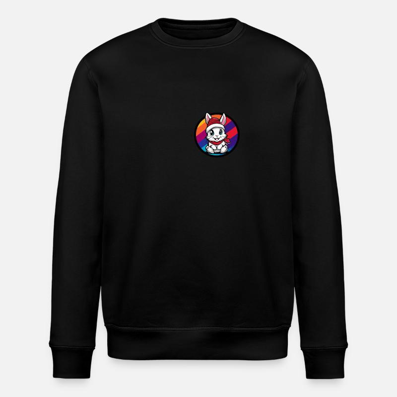 Lapin Noël Noël - Sweat bio ROLLER Stanley/Stella Unisexe - noir