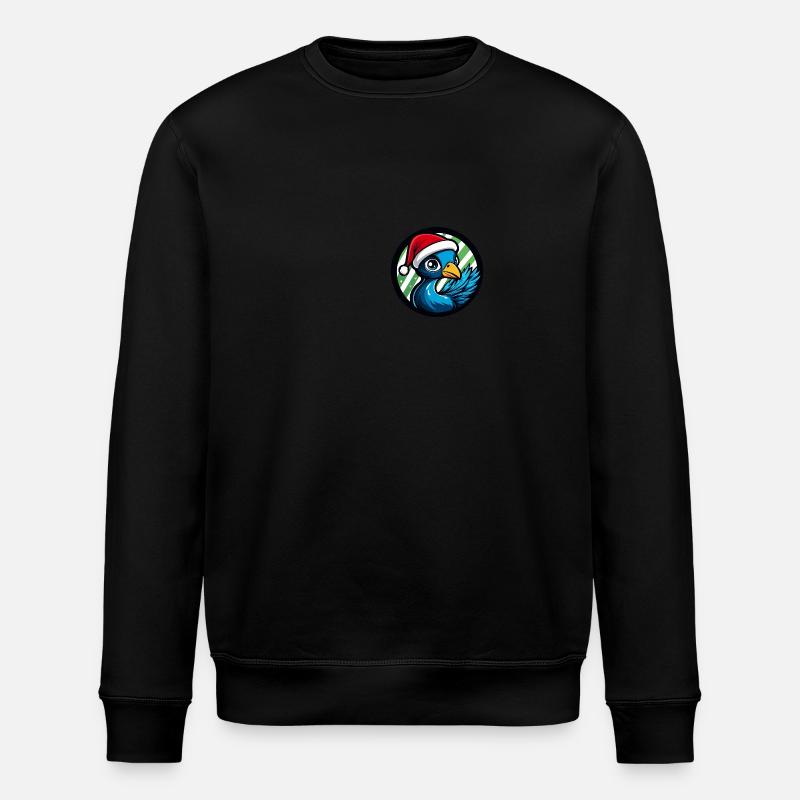Paon Oiseau Noël Noël - Sweat bio ROLLER Stanley/Stella Unisexe - noir