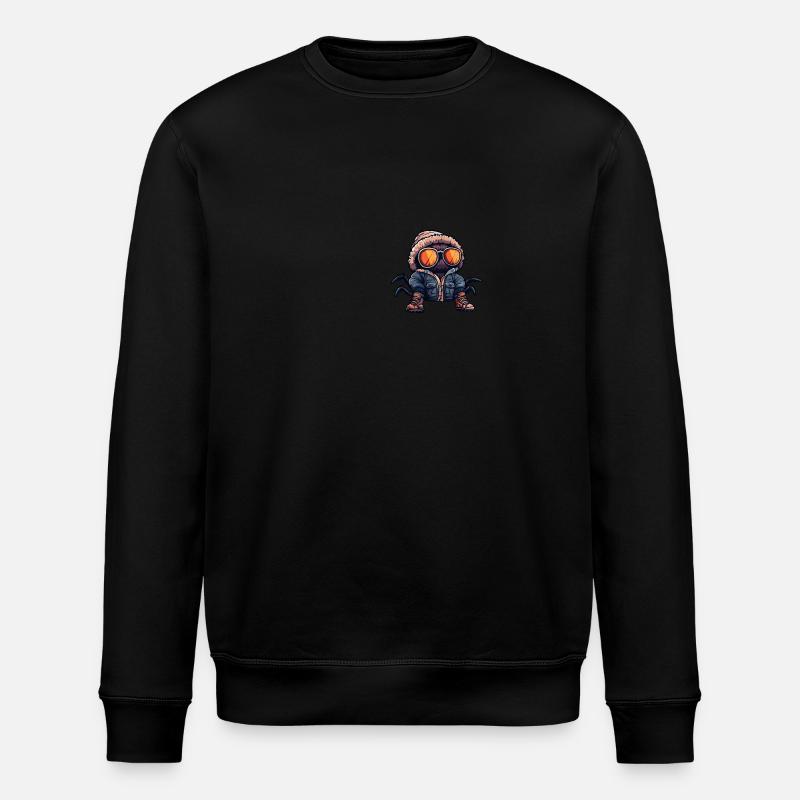 Tarantula Winter Comic - Stanley/Stella ROLLER Unisex Organic Sweatshirt - black