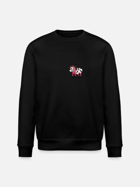 Kuh Halloween Tier - Stanley/Stella Unisex Bio-Sweatshirt ROLLER - Schwarz