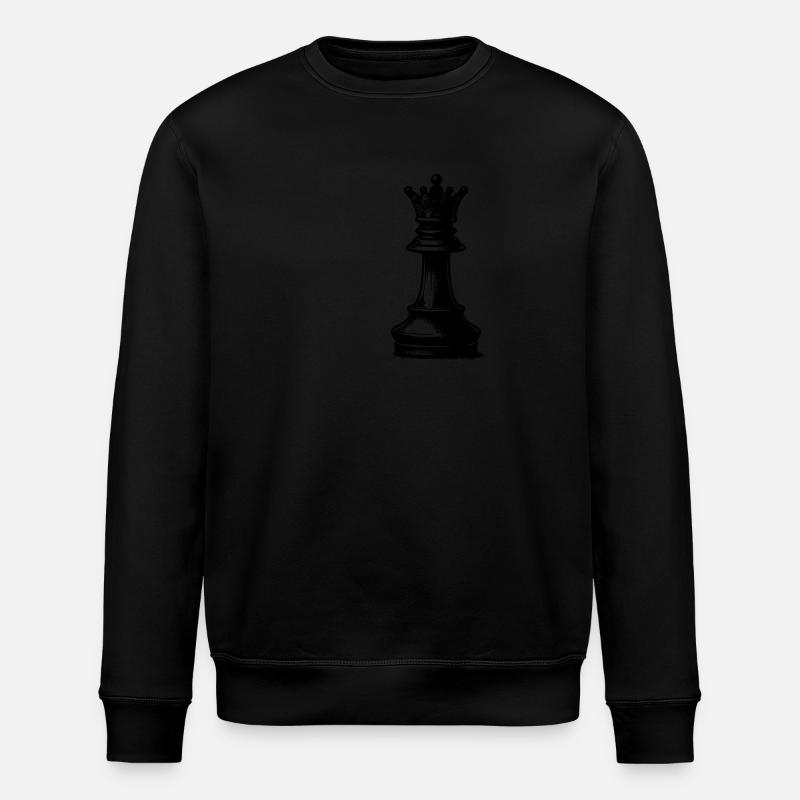 Chess Set Chess Piece Checkers - Stanley/Stella ROLLER Unisex Organic Sweatshirt - black