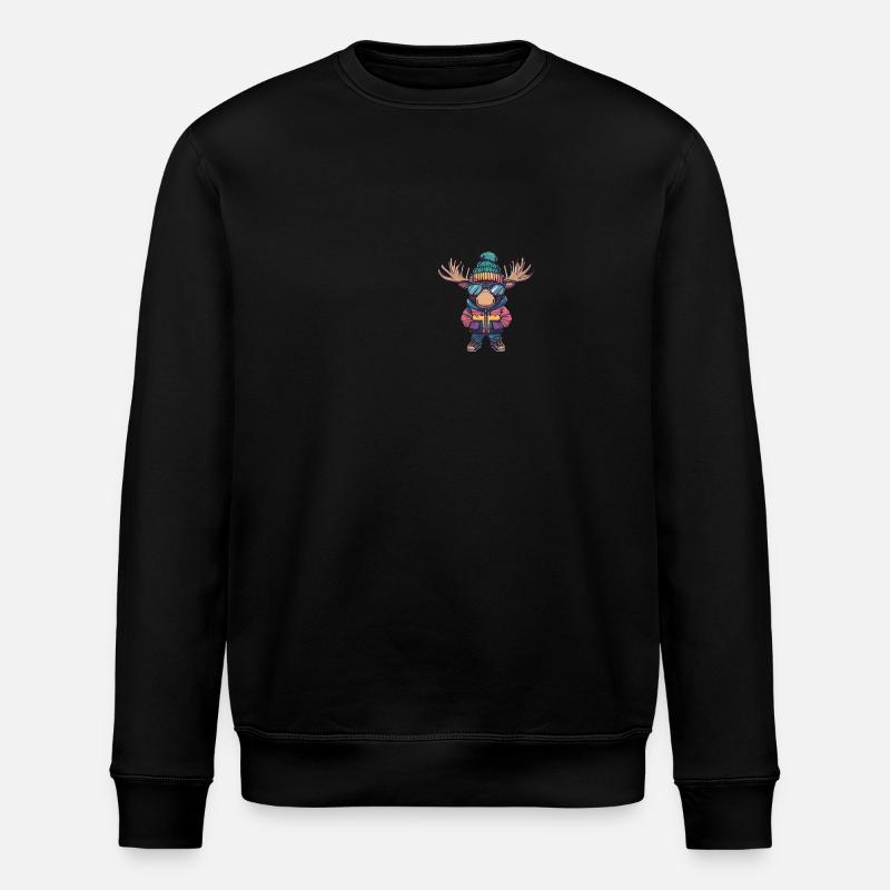 Bande dessinée d’hiver Moose - Sweat bio ROLLER Stanley/Stella Unisexe - noir