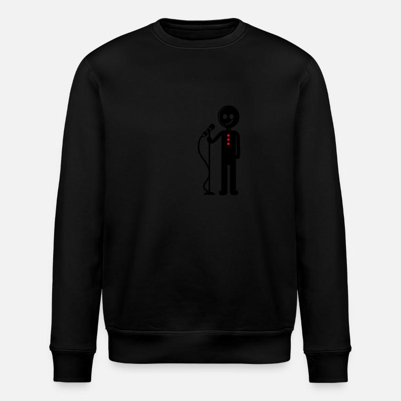 Artiste Chanteur avec microphone - Sweat bio ROLLER Stanley/Stella Unisexe - noir