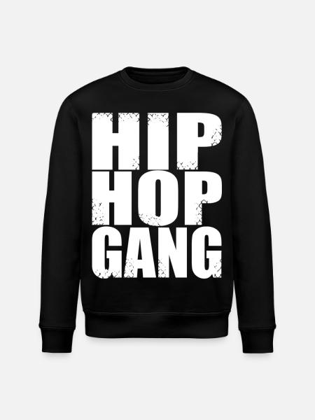 hip hop gang - Stanley/Stella ROLLER Unisex Organic Sweatshirt - black