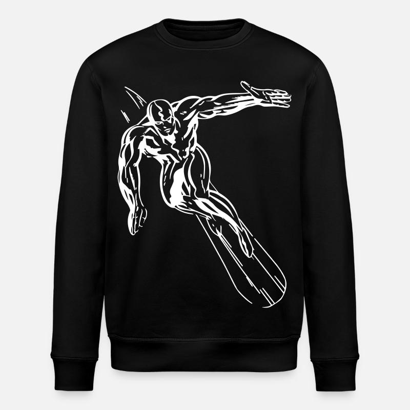 SilverSurfer - Stanley/Stella Unisex Bio-Sweatshirt ROLLER - Schwarz