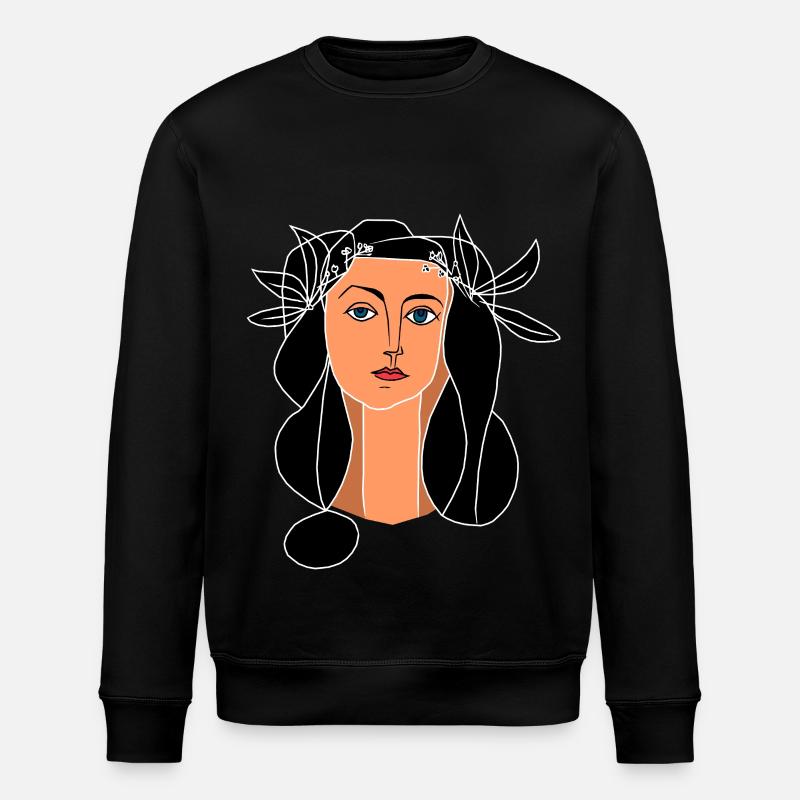 Visage de femme - Sweat bio ROLLER Stanley/Stella Unisexe - noir