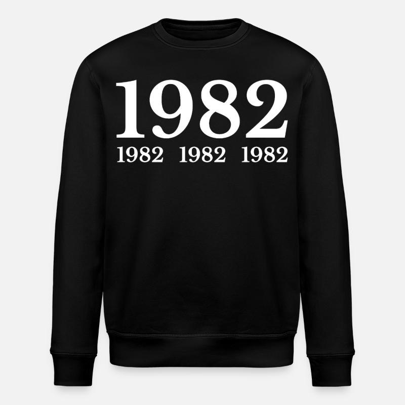 1982 - Sweat bio ROLLER Stanley/Stella Unisexe - noir