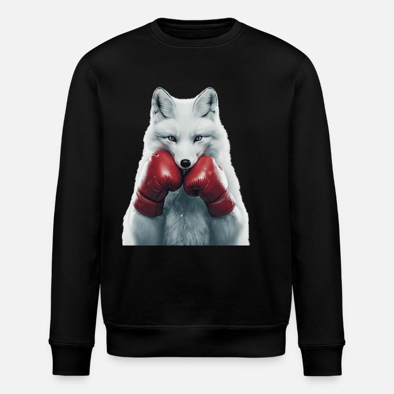 Polarfuchs - Stanley/Stella Unisex Bio-Sweatshirt ROLLER - Schwarz