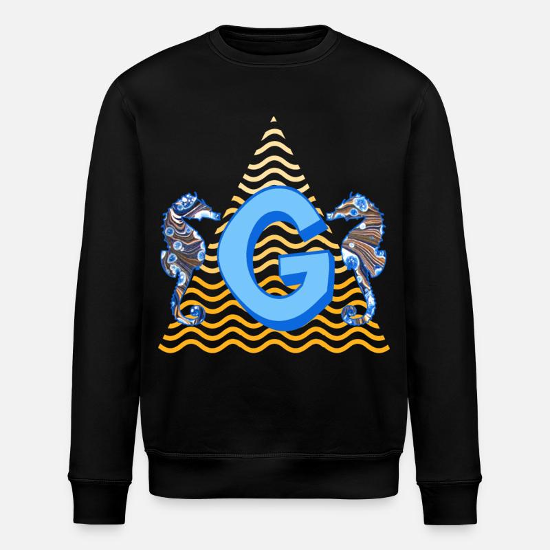 Seahorse E 262 g - Stanley/Stella ROLLER Unisex Organic Sweatshirt - black