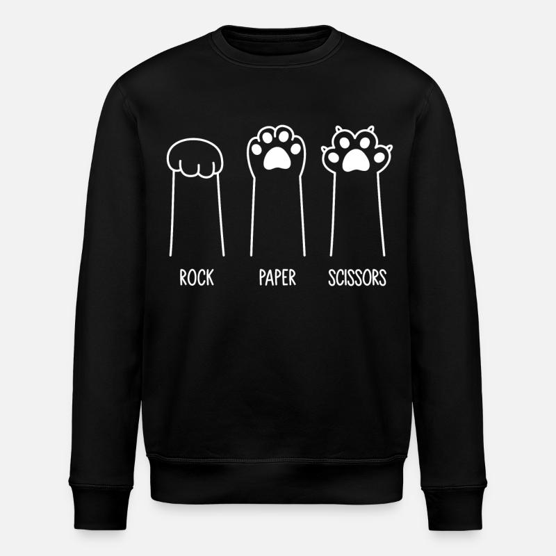 Roche Papier Ciseaux - Sweat bio ROLLER Stanley/Stella Unisexe - noir