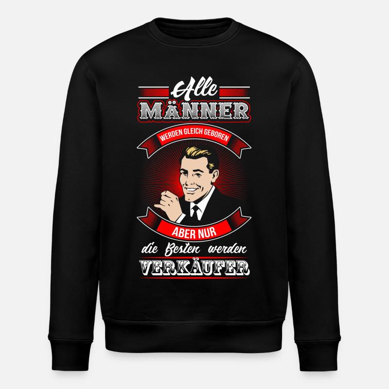 Verkäufer - Beste Männer - Stanley/Stella Unisex Bio-Sweatshirt ROLLER - Schwarz