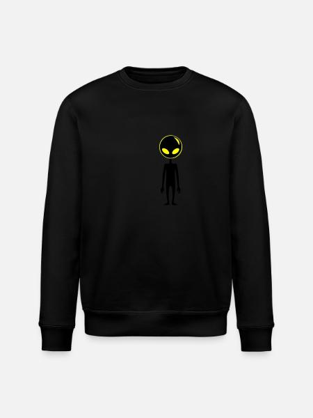Alien Außerirdischer - Stanley/Stella ROLLER Unisex Organic Sweatshirt - black