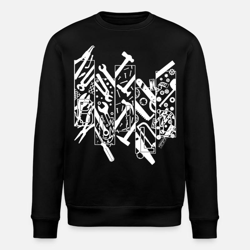I Love Carpenter - Stanley/Stella ROLLER Unisex Organic Sweatshirt - black