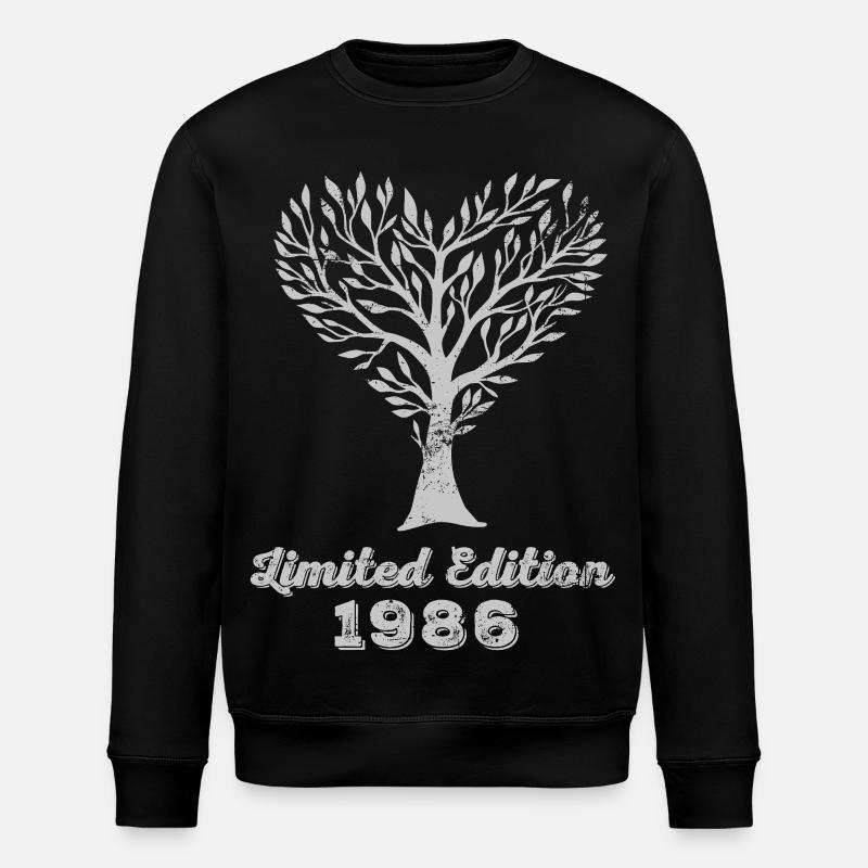 1986 Retro - Stanley/Stella Unisex Bio-Sweatshirt ROLLER - Schwarz