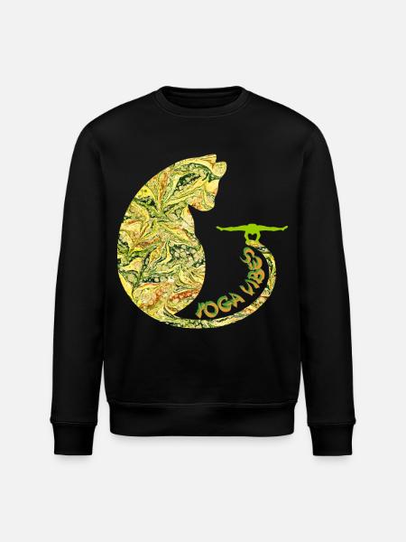 Yoga 23 e 277 - Stanley/Stella ROLLER Unisex Organic Sweatshirt - black