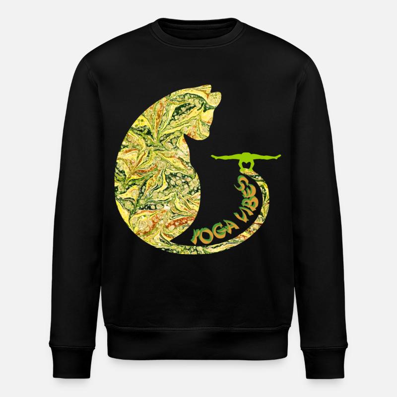 Yoga 23 e 277 - Stanley/Stella ROLLER Unisex Organic Sweatshirt - black