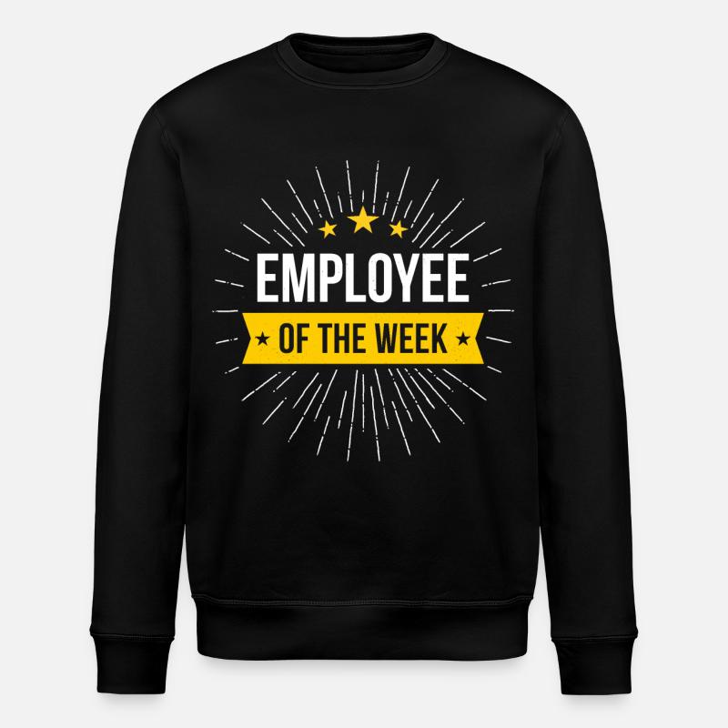 Employé de la semaine - Sweat bio ROLLER Stanley/Stella Unisexe - noir