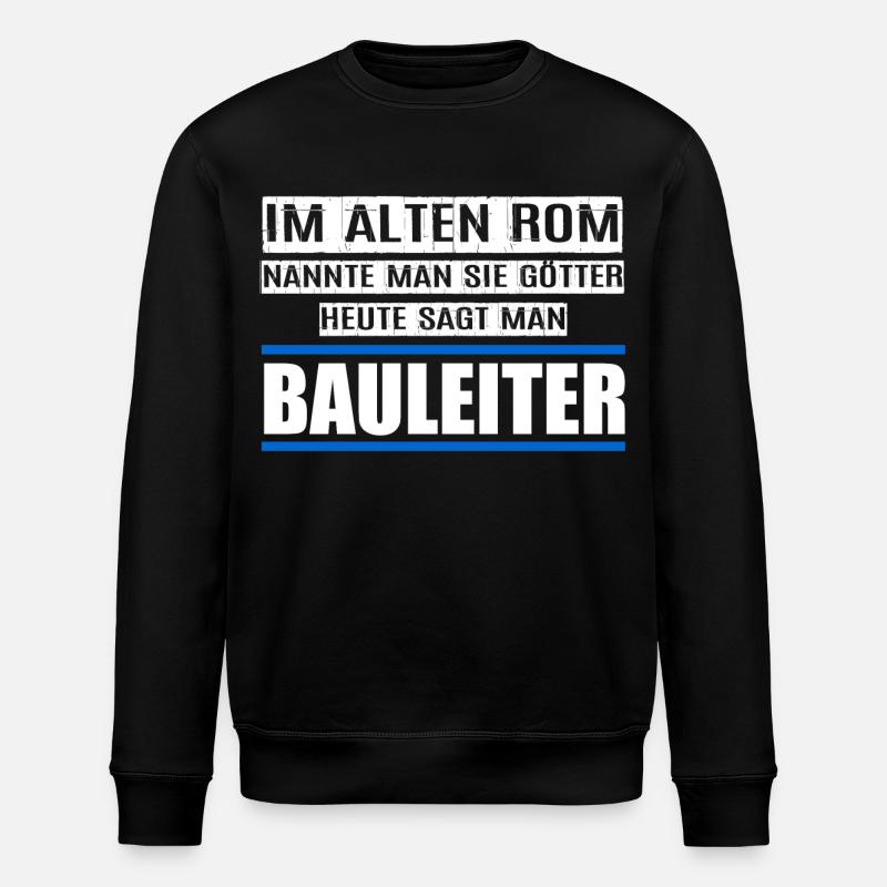 BAULEITER - Stanley/Stella Unisex Bio-Sweatshirt ROLLER - Schwarz