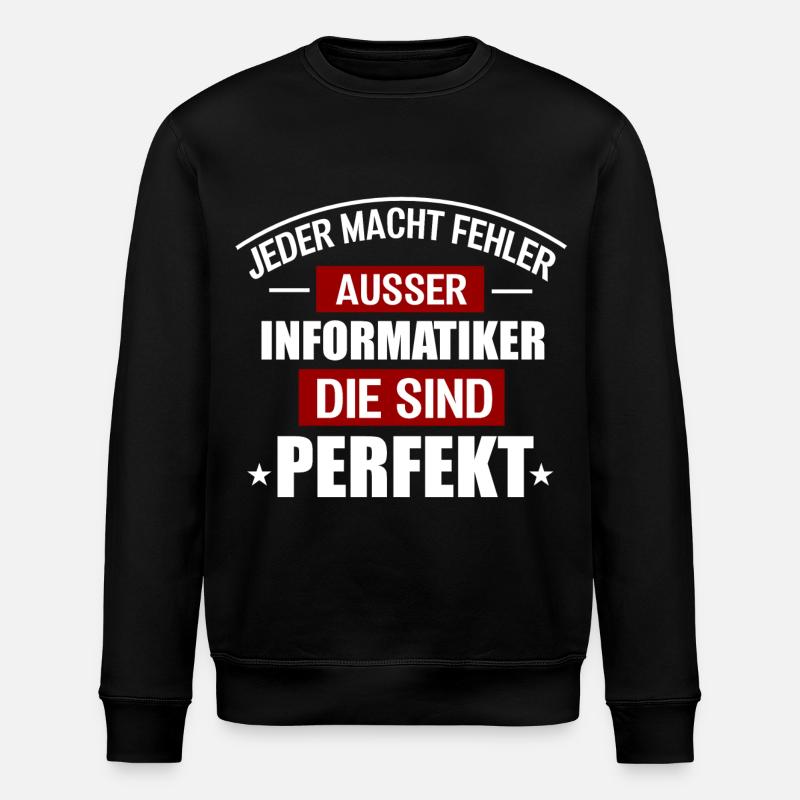 INFORMATIKER - Stanley/Stella Unisex Bio-Sweatshirt ROLLER - Schwarz