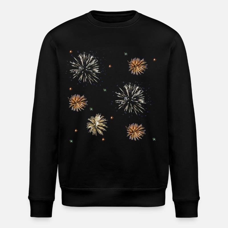 Feux d’artifice - Sweat bio ROLLER Stanley/Stella Unisexe - noir