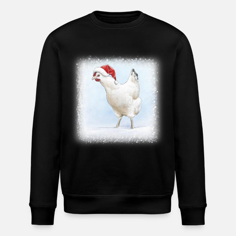 X-Mas Hen - Sweat bio ROLLER Stanley/Stella Unisexe - noir