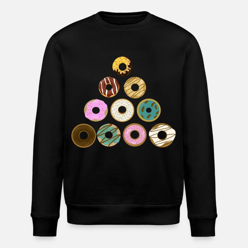 donut tree - Stanley/Stella ROLLER Unisex Organic Sweatshirt - black