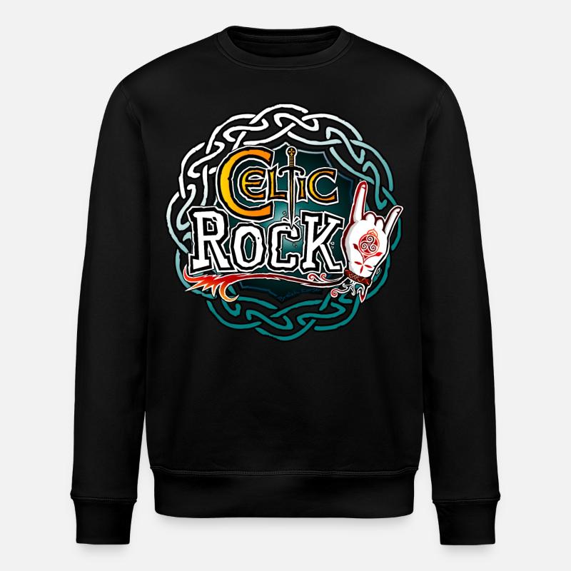 Keltischer Rock - Stanley/Stella Unisex Bio-Sweatshirt ROLLER - Schwarz