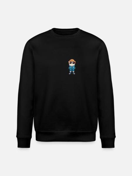 Surykatka Zima - Ekologiczna bluza typu unisex Stanley/Stella ROLLER - czarny