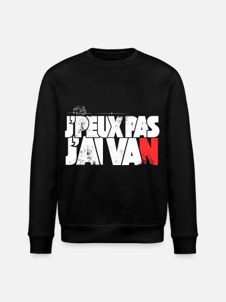 J'peux pas j'ai Van - Sweat bio ROLLER Stanley/Stella Unisexe - noir