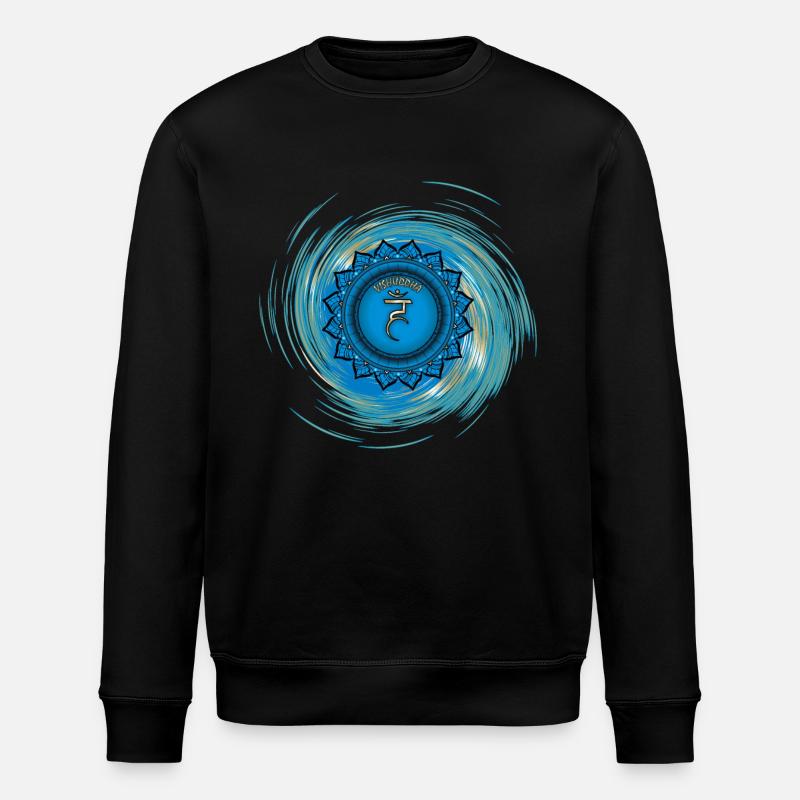 Vishuddha Cinquième Chakra - Sweat bio ROLLER Stanley/Stella Unisexe - noir