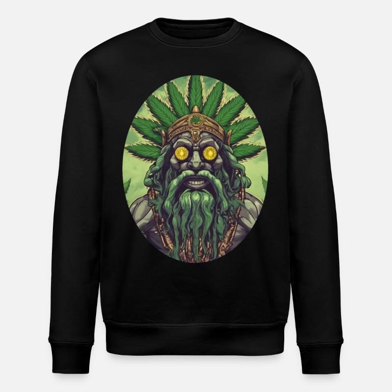 Cannaking - Stanley/Stella ROLLER Unisex Organic Sweatshirt - black