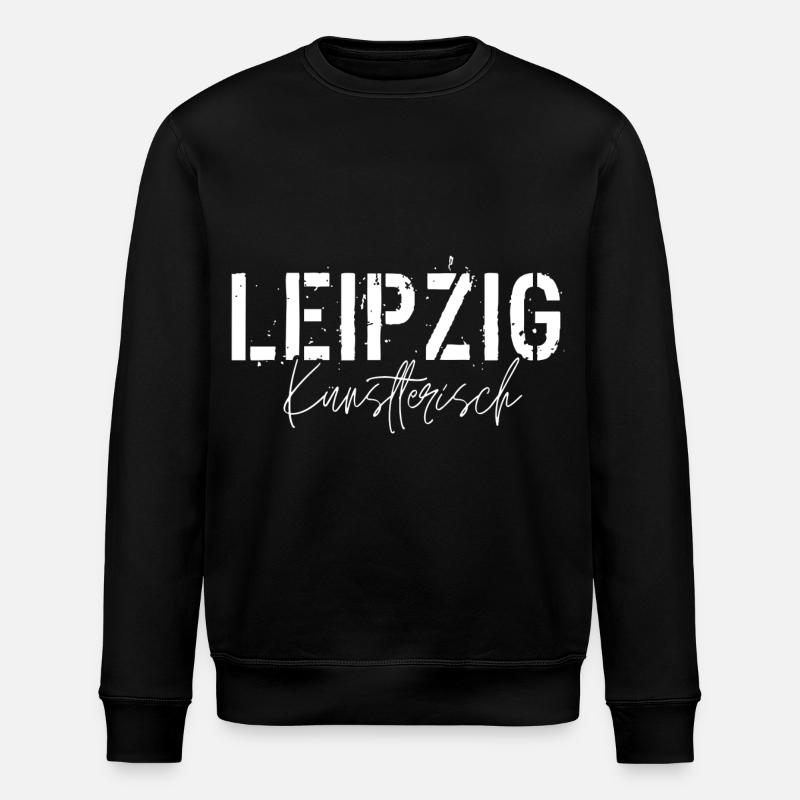 Leipzig Künstlerisch - Sweat bio ROLLER Stanley/Stella Unisexe - noir