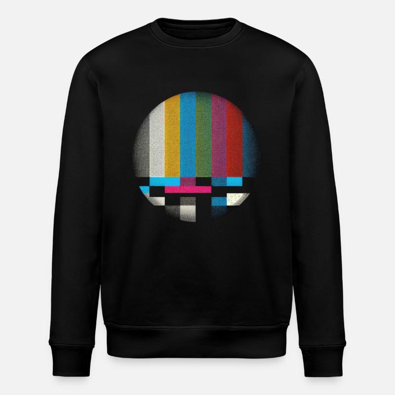 Ambiance d’écran rétro - Sweat bio ROLLER Stanley/Stella Unisexe - noir