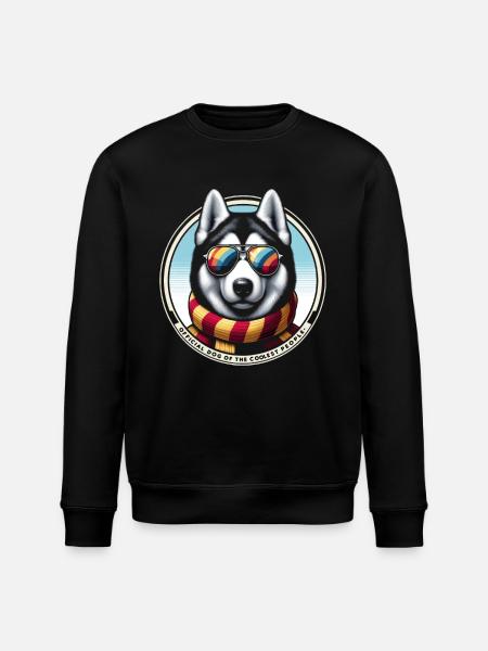 Élégant Husky Pizzazz - Sweat bio ROLLER Stanley/Stella Unisexe - noir