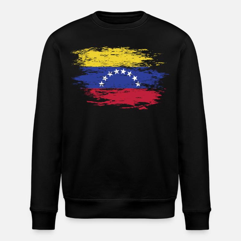 Drapeau du Venezuela utilisé - Sweat bio ROLLER Stanley/Stella Unisexe - noir