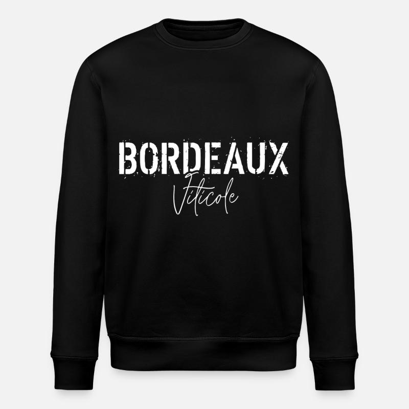 Bordeaux Viticole - Sweat bio ROLLER Stanley/Stella Unisexe - noir