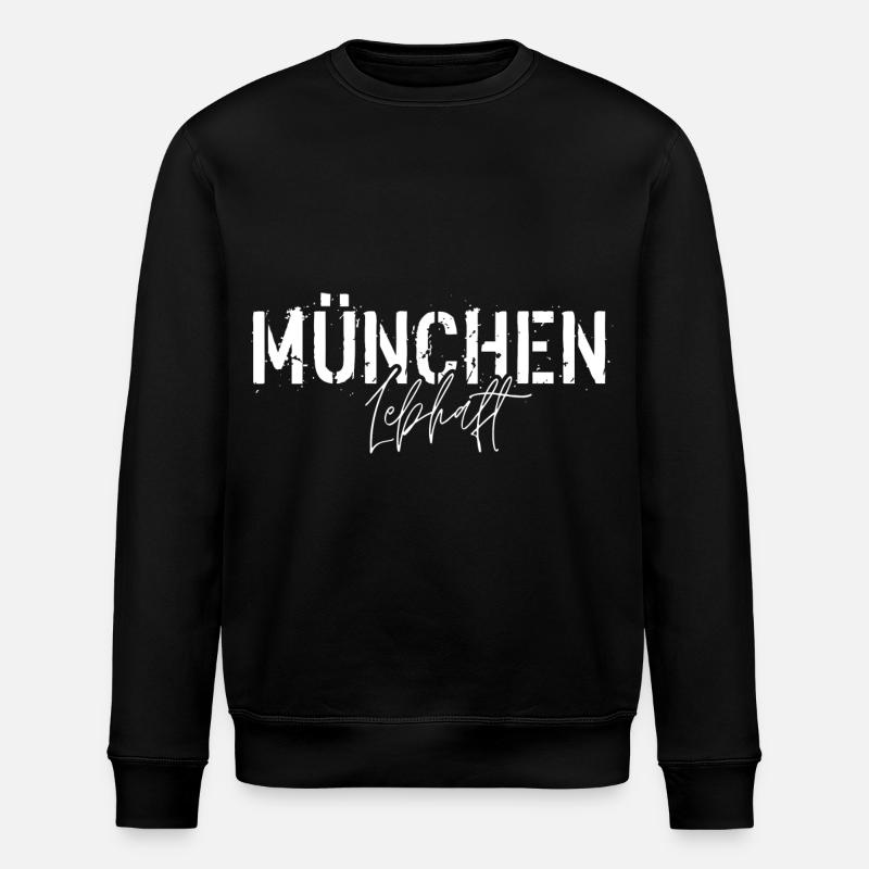 München Lebhaft - Sweat bio ROLLER Stanley/Stella Unisexe - noir